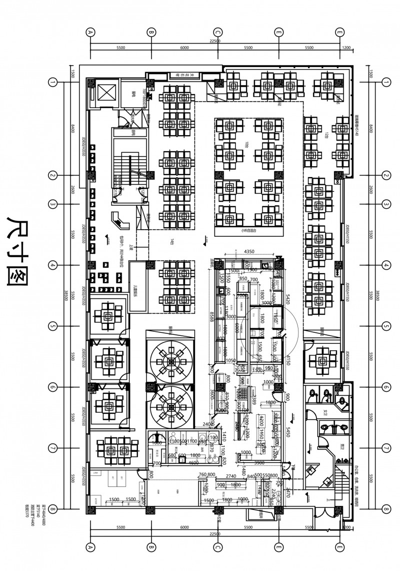 上海川庭火锅平面布置图10