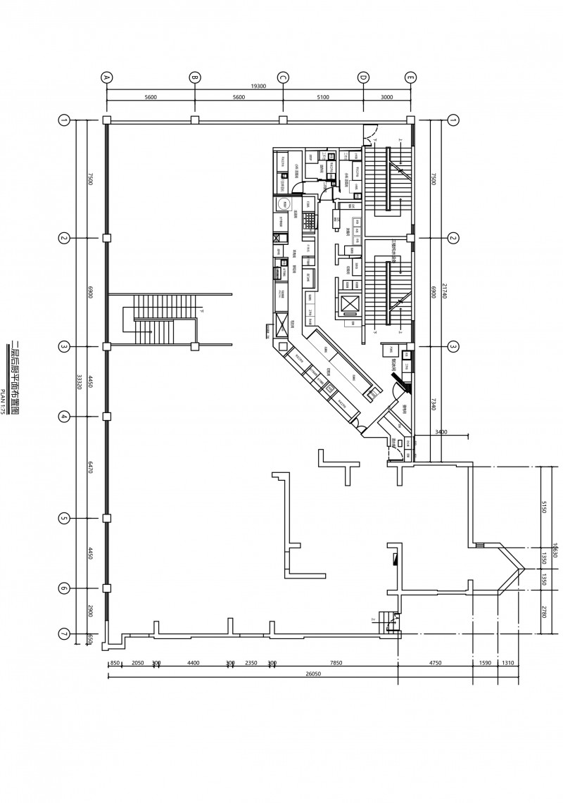 巴nu正弘旗后厨平面布置图 Model (1)